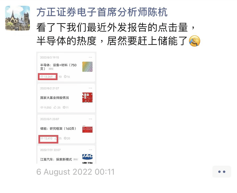 “半导体研究员重出江湖”BBIN周末刷屏大反攻下满屏看多研报8月首周研报超70篇真能王者归来？(图6)