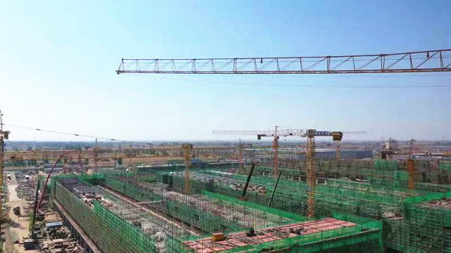BBIN内蒙古大全新能源有限公司年产20万吨高纯多晶硅和年产21万吨半导体多晶硅项目一期主体工程预计10月中旬封顶